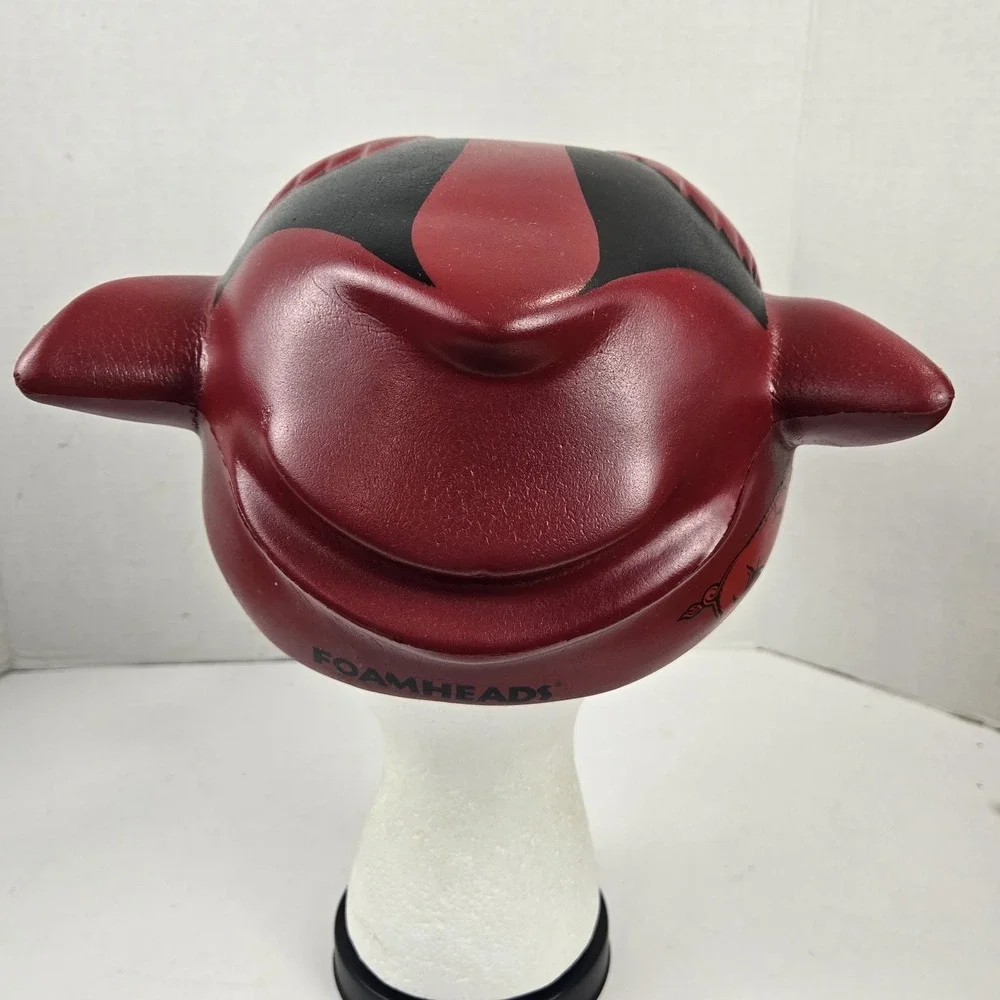 Vtg Arkansas Razorbacks FOAMHEADS Foam Hog Head Hat Woo Pig Sooie Fan Gear HTF!‎